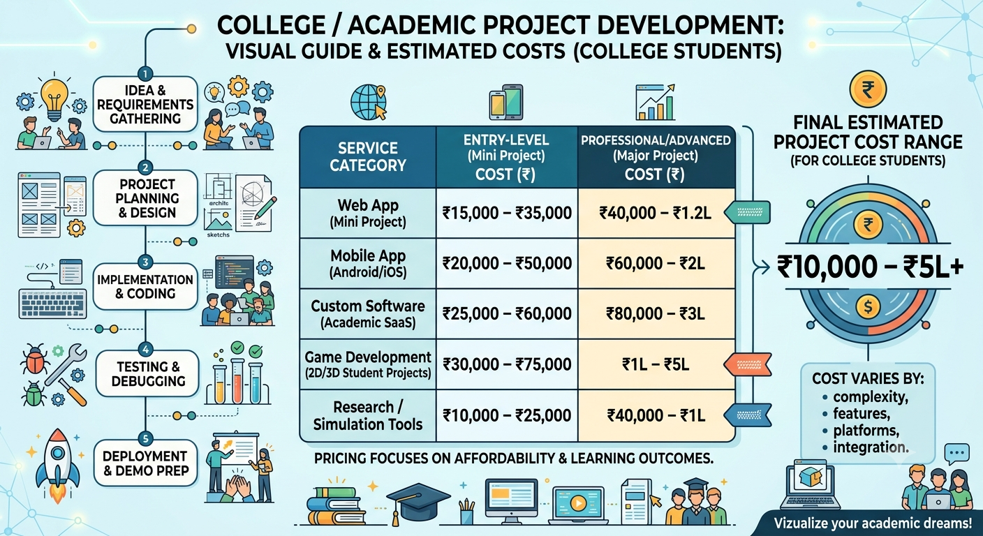 Company Project & Payment Flow Infographic